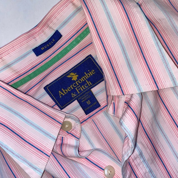 Abercrombie & Fitch Muscle Button Down Shirt - Picture 2 of 5